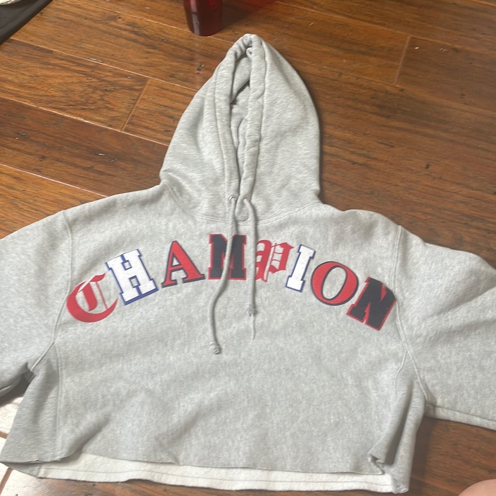 Champion cropped hoodie